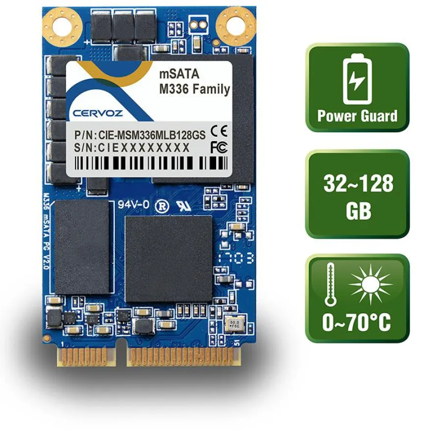 M336 Serie - mSATA SSD mit “Power Guard”