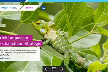 Bild: Die Chamäleon-Strategie: Upd@te zeigt, wie KMU vom Meister der Camouflage lernen können