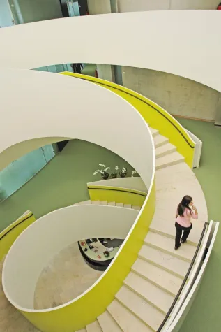 Bild: Premiere für die neue Treppennorm