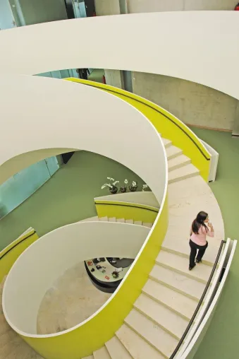Premiere für die neue Treppennorm Bild: Premiere für die neue Treppennorm