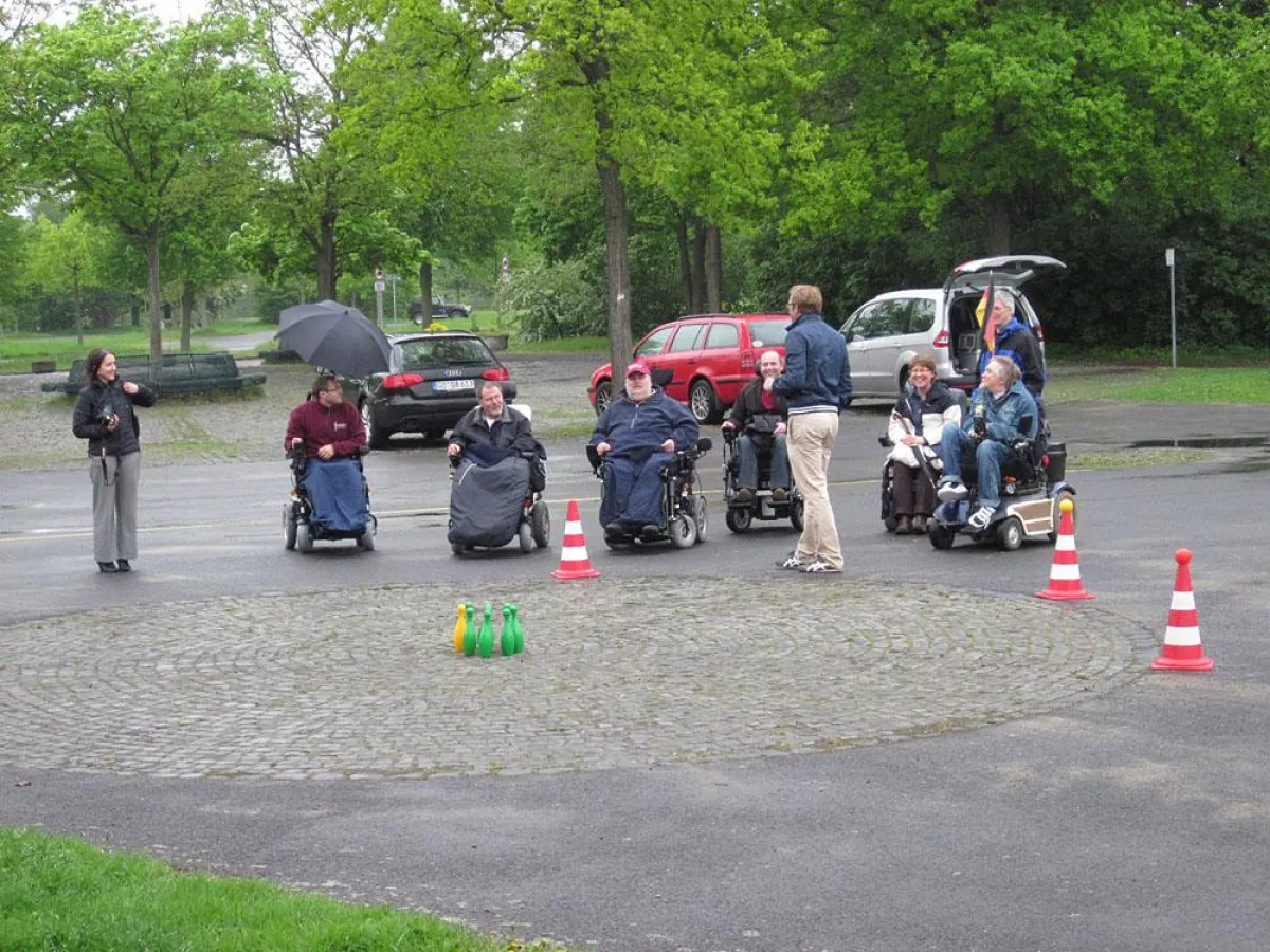 E-Rollstuhl Wandertag