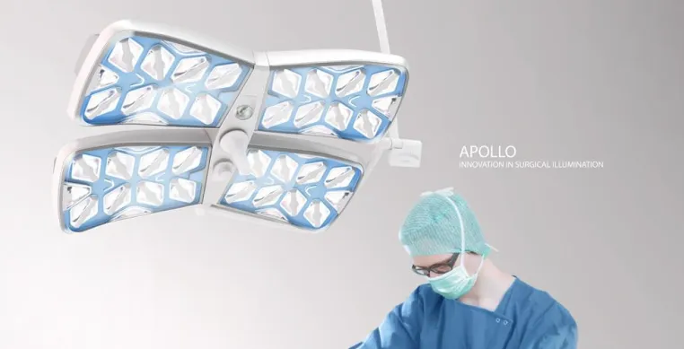 Bild: ENTWURFREICH stellt Designstudie „APOLLO“ zum Einsatz von Lasertechnologie in der OP-Beleuchtung vor