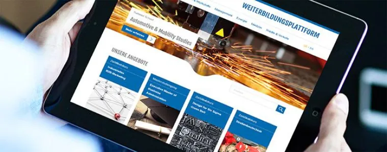 Start der RWTH Weiterbildungsplattform Bild: Start der RWTH Weiterbildungsplattform
