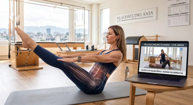 Zürcher Pilatesstudio vereint medizinisches Fachwissen und klassisches Pilates gegen Rückenschmerzen Bild: Zürcher Pilatesstudio vereint medizinisches Fachwissen und klassisches Pilates gegen Rückenschmerzen