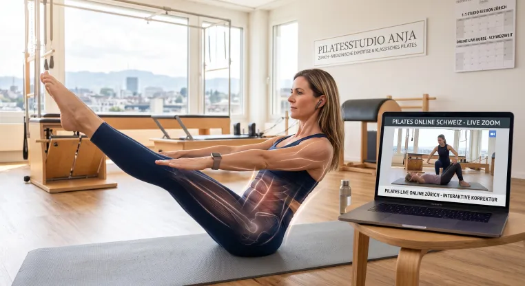 Zürcher Pilatesstudio vereint medizinisches Fachwissen und klassisches Pilates gegen Rückenschmerzen Bild: Zürcher Pilatesstudio vereint medizinisches Fachwissen und klassisches Pilates gegen Rückenschmerzen