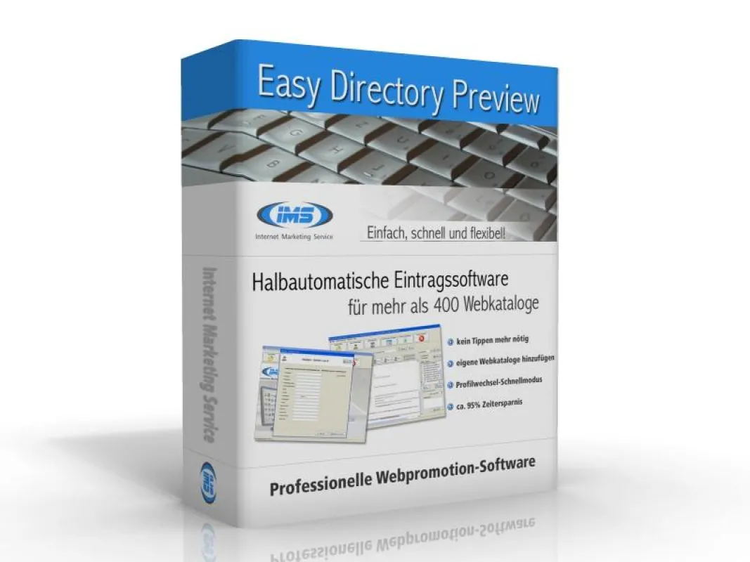Webkatalog Eintragssoftware