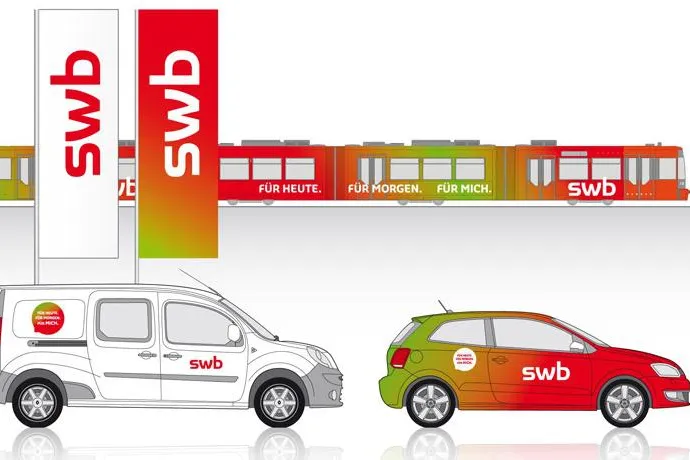 swb im neuen Corporate Design – moskito entwickelte umfangreiches Manual Bild: swb im neuen Corporate Design – moskito entwickelte umfangreiches Manual