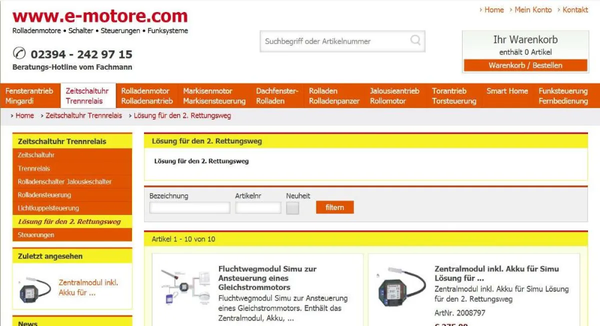 Lösung für den 2. Rettungsweg