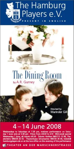 Bild: Die Hamburg Players präsentieren The Dining Room by A. R. Gurney