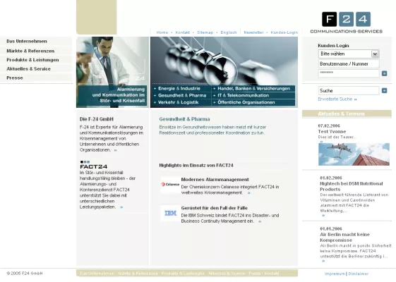 100% Relaunch bei f24.com Bild: 100% Relaunch bei f24.com