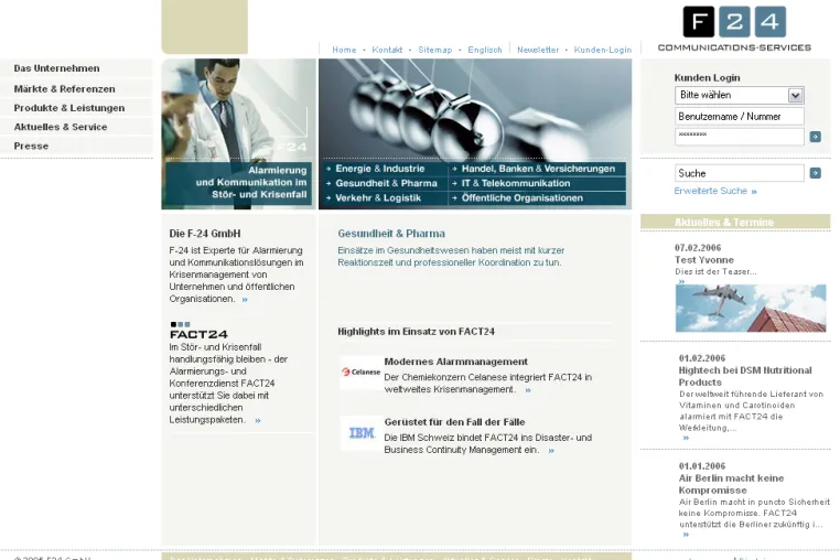 100% Relaunch bei f24.com Bild: 100% Relaunch bei f24.com