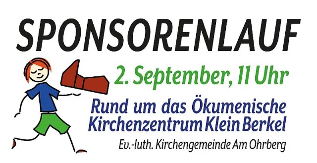 Bild: Auf die Plätze, fertig, los in die nächste Runde zum Spendenlauf rund um das Ökumenische Kirchenzentrum