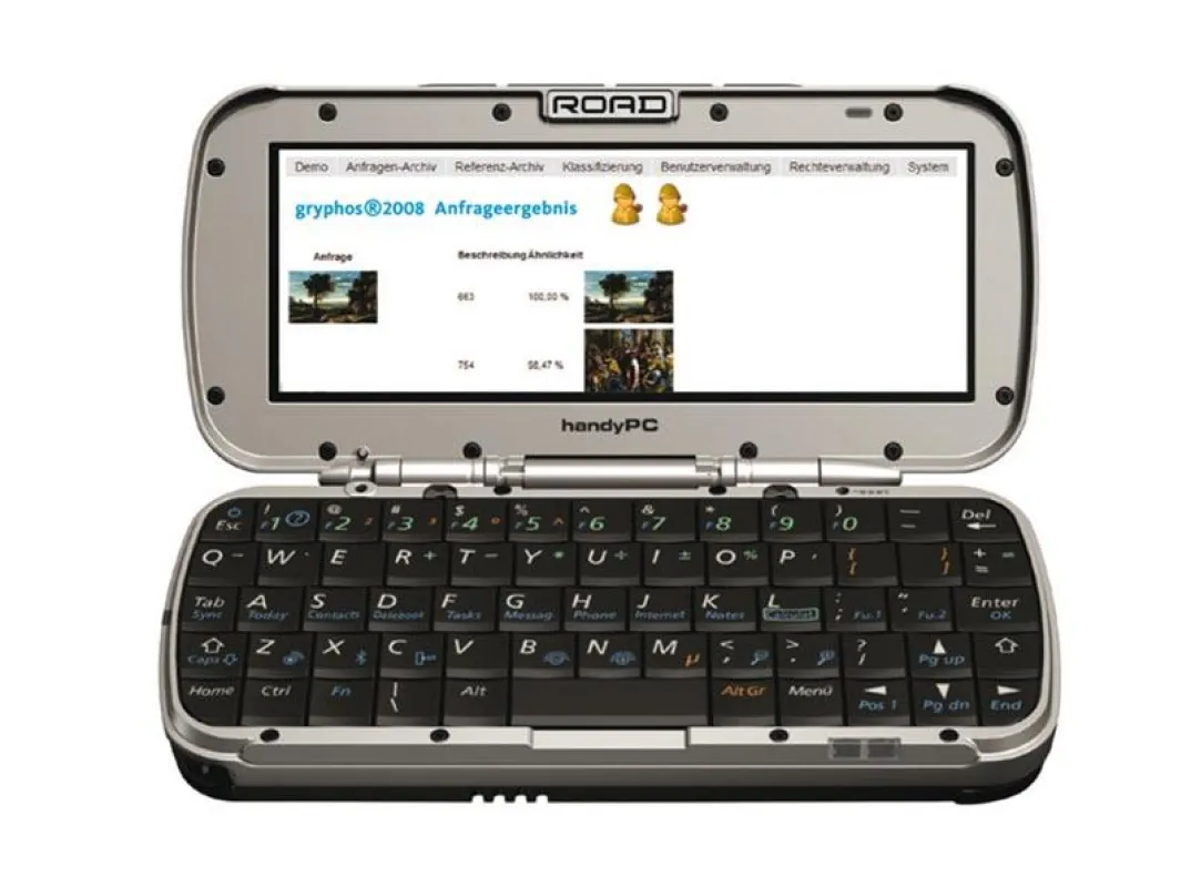 gryphos2008 ist ein Bildübertragungs- und erkennungssystem, das in der Lage ist, Bilder von mobilen Endgeräten auszuwerten