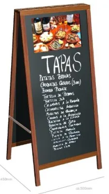 Bild: Kreidezeit in der Gastronomie trotzt digitalen Medien