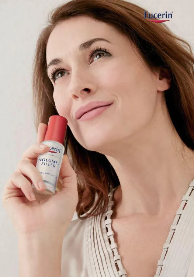 Der Eucerin Volume Filler beinhaltet aktivierende Wirkstoffe