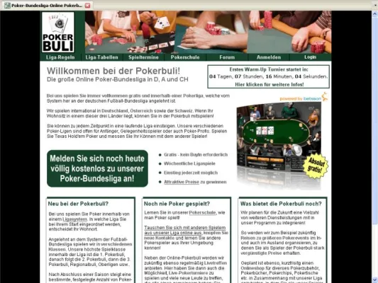 Poker Online-Bundesliga Pokerbuli startet mit ersten WarmUp-Turnieren Bild: Poker Online-Bundesliga Pokerbuli startet mit ersten WarmUp-Turnieren