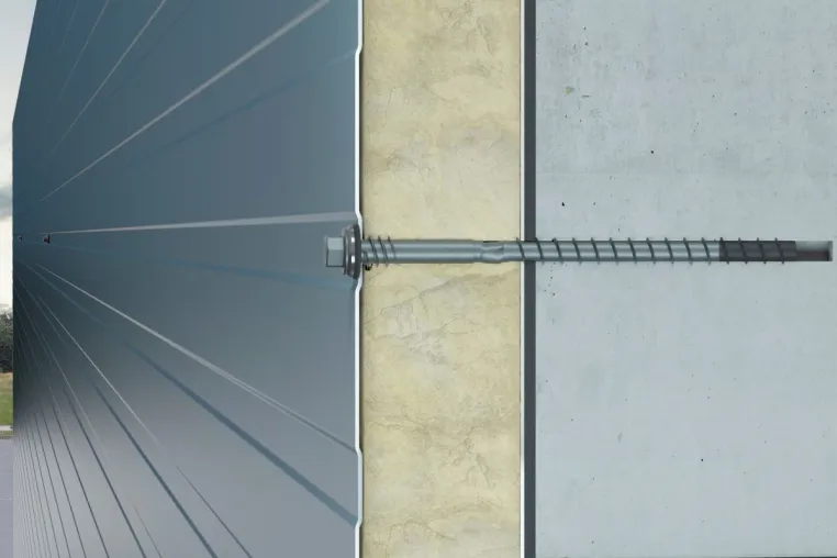 Bild: So kommt das Sandwichelement an den Beton