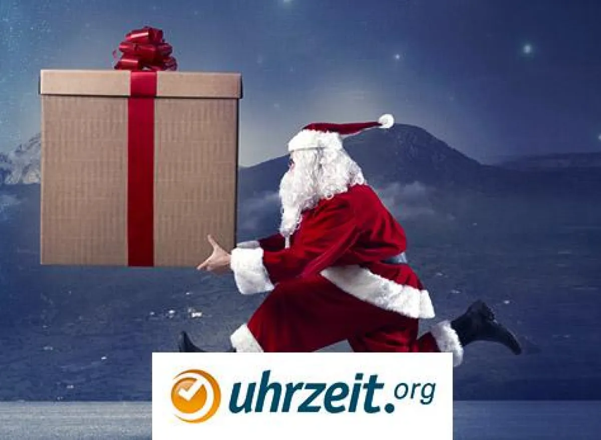 uhrzeit.org: Pünktliche Lieferung zum Fest