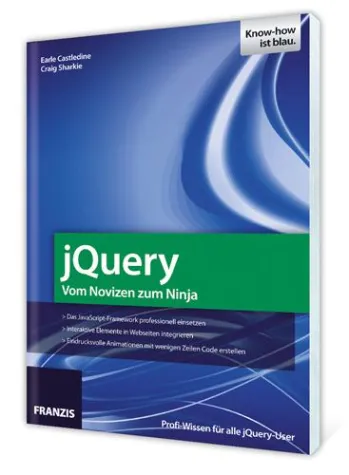 Bild: jQuery – Vom Novizen zum Ninja -das neue Webentwickler-Fachbuch