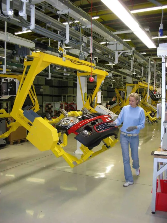 OCS Hängebahnsystem_KfZ-Industrie - Performance Industrieservice- Alle Rechte vorbehalten