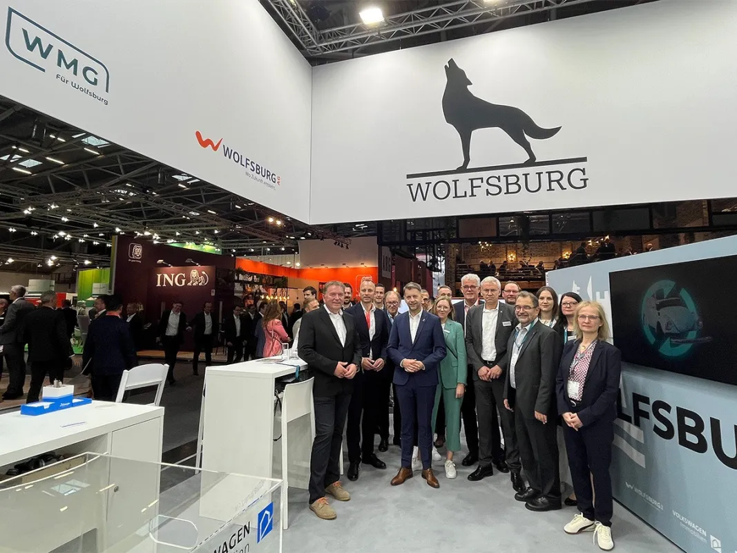Wolfsburg auf der EXPO REAL 2025 (© WMG Wolfsburg)