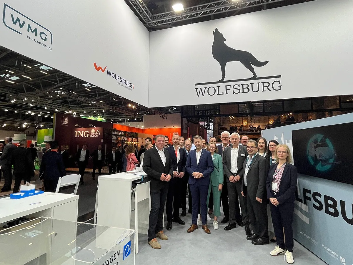 Wolfsburg auf der EXPO REAL 2025 (© WMG Wolfsburg)