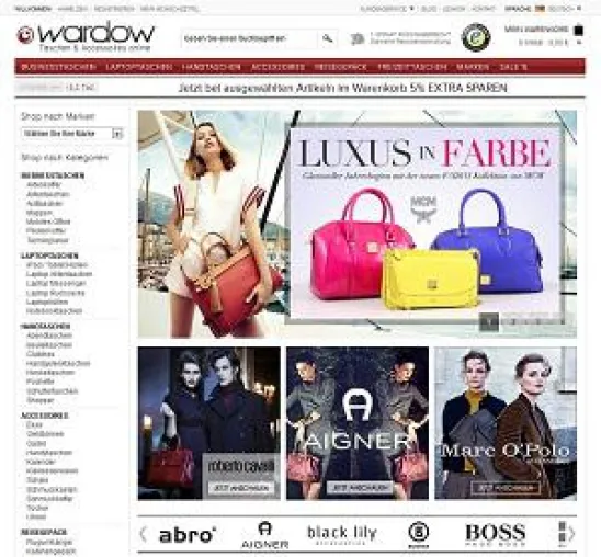 Bild: Taschenspezialist wardow.com wird eine GmbH und startet mit Millioneninvestitionen in das neue Geschäftsjahr