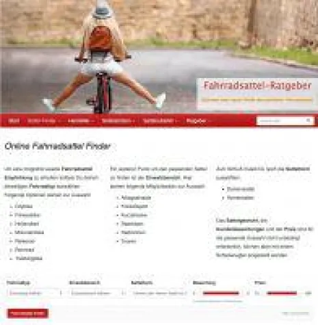 Bild: Aus fahrradsättel.net wird jetzt bikesattel.de