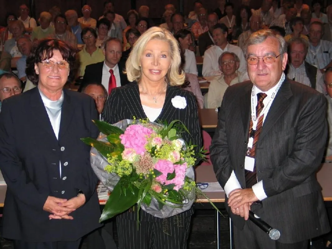 v.l.n.r.: Franziska Löchter, Ute-Henriette Ohoven,  Alfred Rudolf