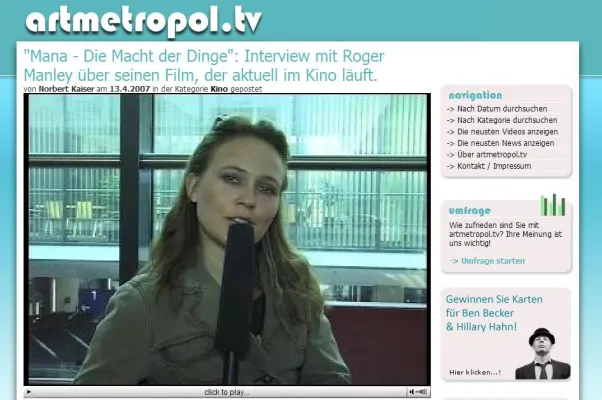 Bild: Jubiläum bei artmetropol.tv - Die sechzigste Produktion ist am Montag online.