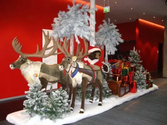 Bild: Vorweihnachtszeit im Erlebnismuseum "Die Welt von Steiff"