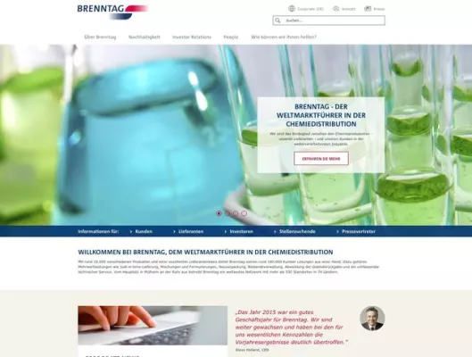 Bild: Relaunch: TWT bringt neue Website von Brenntag live