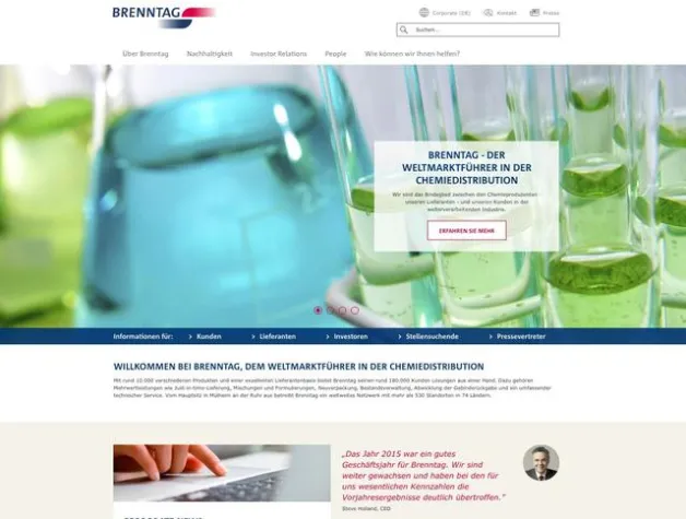 Bild: Relaunch: TWT bringt neue Website von Brenntag live