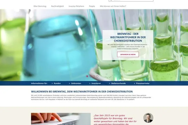 Bild: Relaunch: TWT bringt neue Website von Brenntag live