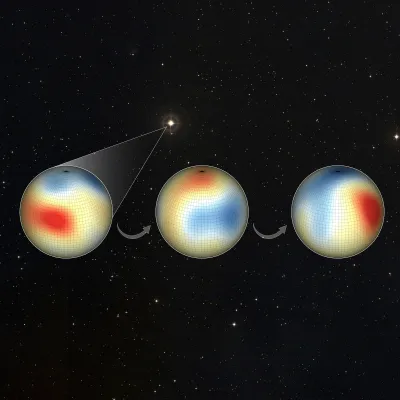 Bild: Ein Blick in das pulsierende Herz eines Sterns