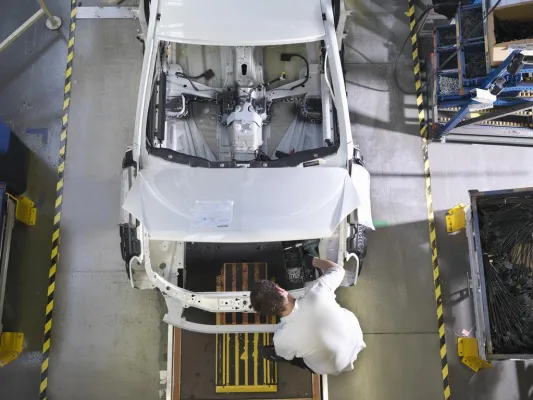 Mobilfunk sorgt für höhere Qualität in der Automobil-Fertigung Bild: Mobilfunk sorgt für höhere Qualität in der Automobil-Fertigung