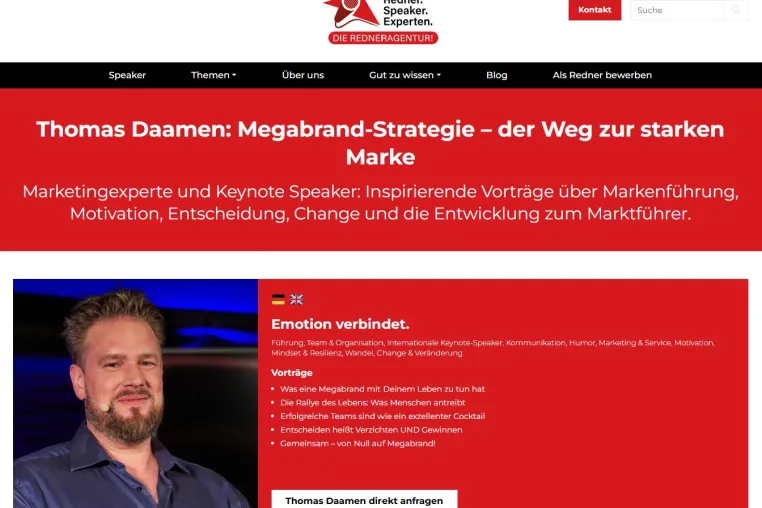 Verbindung mit Herzblut: „Redner-Speaker-Experten“ und Markenexperte Thomas Daamen setzen auf Love Brands! Bild: Verbindung mit Herzblut: „Redner-Speaker-Experten“ und Markenexperte Thomas Daamen setzen auf Love Brands!