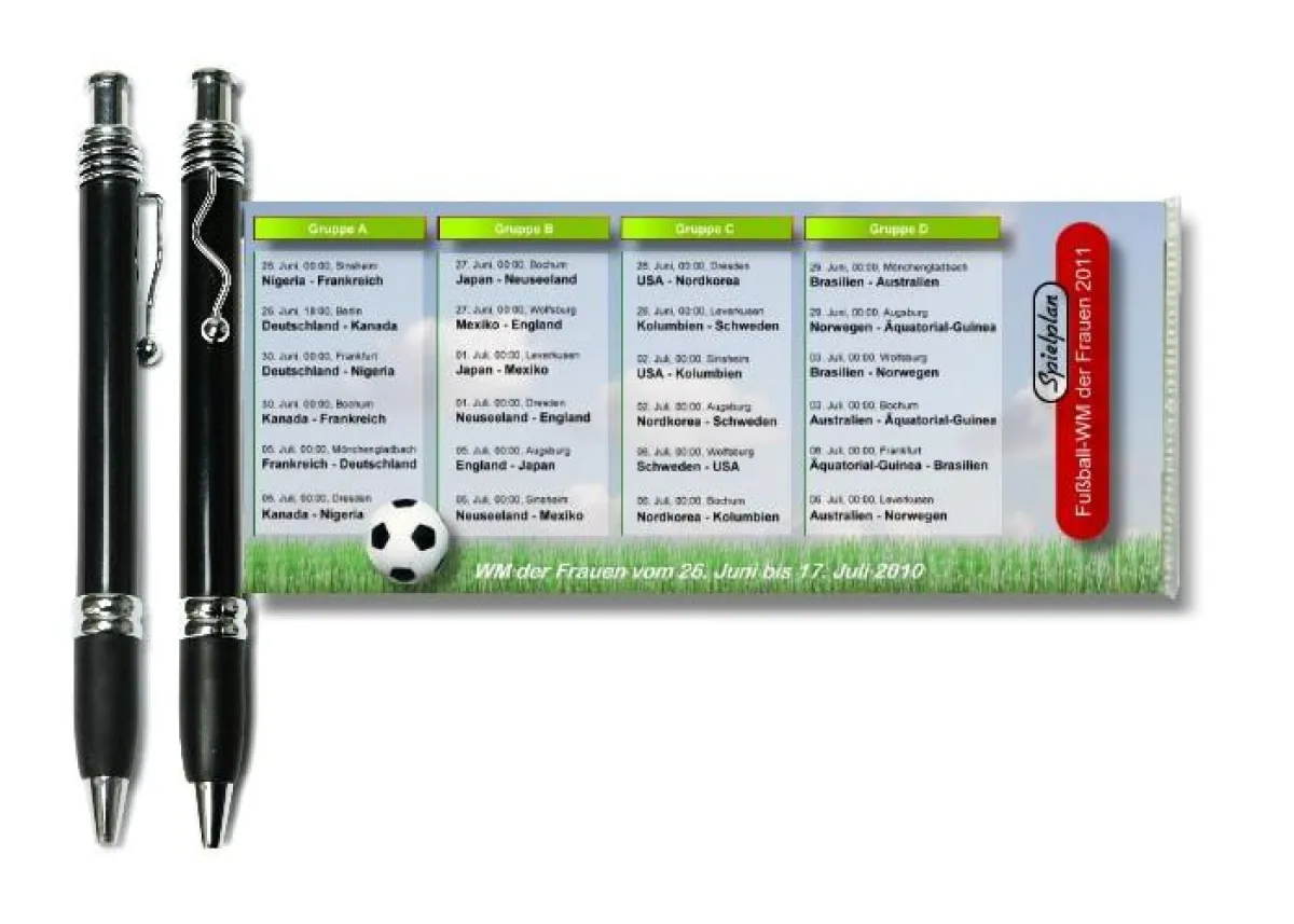 Der WM-Kugelschreiber 2011