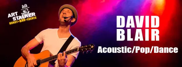 Bild: David Blair wirbelt wieder im ART Stalker! Lasst Euch von ihm und seiner Musik umarmen!