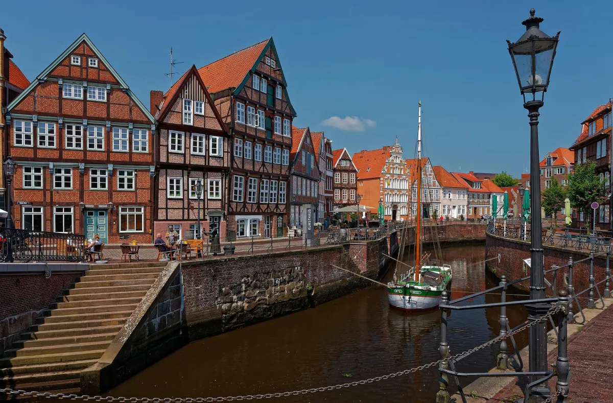 Der alte Hansehafen in Stade