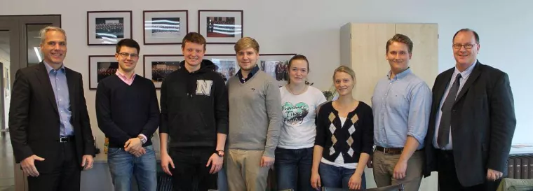 Amtseinführung neuer SRH-Studentenrat – Vorstellung bei Geschäftsführung und Rektor Bild: Amtseinführung neuer SRH-Studentenrat – Vorstellung bei Geschäftsführung und Rektor