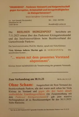 Bild: Zum Pankower Kleingarten-Skandal: Die Kontrollpflichten wurden nicht ausgeübt, sagt der Landesverband Berlin.