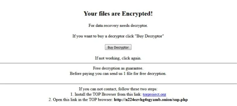 Bild: Win32.Trojan Globeimposter Ransomware - Email Virus