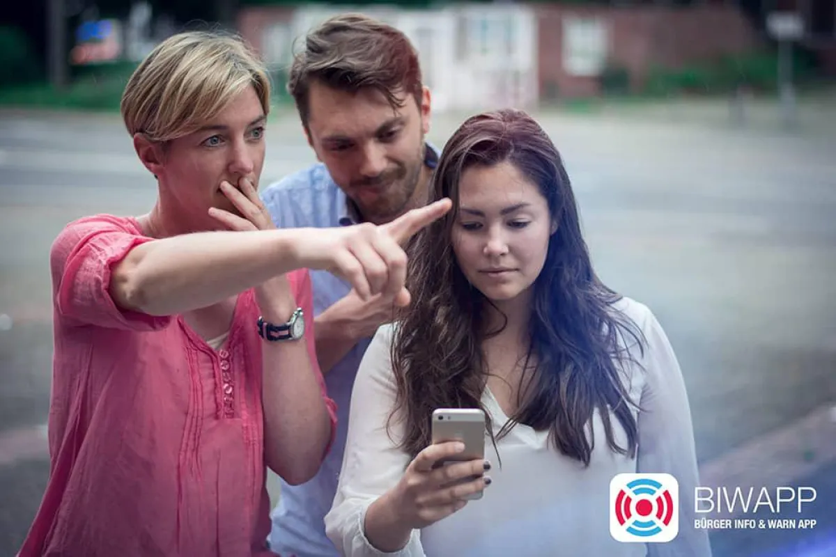 Bürger erhalten mit BIWAPP eine aktuelle Warnung auf ihr Smartphone