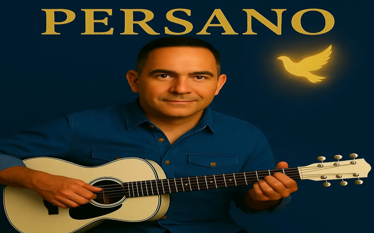 Persano präsentiert seine neue Botschaft: „Musik ist meine Sprache der Hoffnung“. Foto: Persano Musi (© Foto: Persano Music / Dirk Persch)