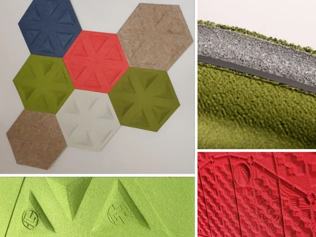 Bild: Innovative Lösungen für Absorber - Kunststoffteile mit Stoff-Schaum Verbindungen