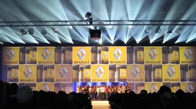 Bild: ABC Event Production unterstützte Renault National Convention Strategy 2011