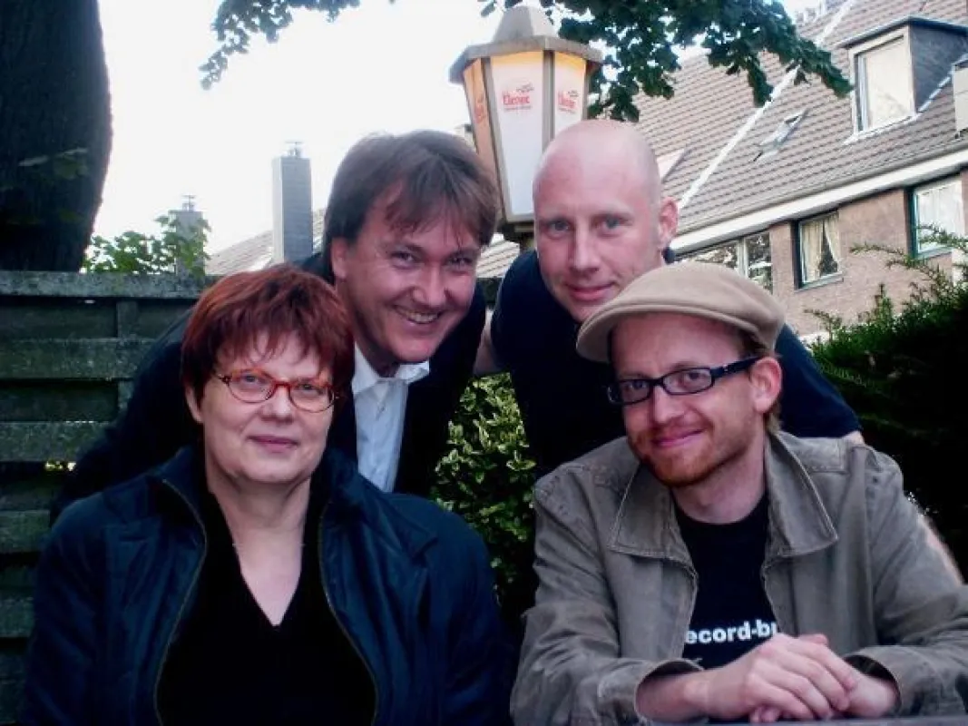 Kunstvolle Benefiz: (vlnr.) Ingrid Schlüter, Mike Gromberg, Sven-André Dreyer, Jens Thomas