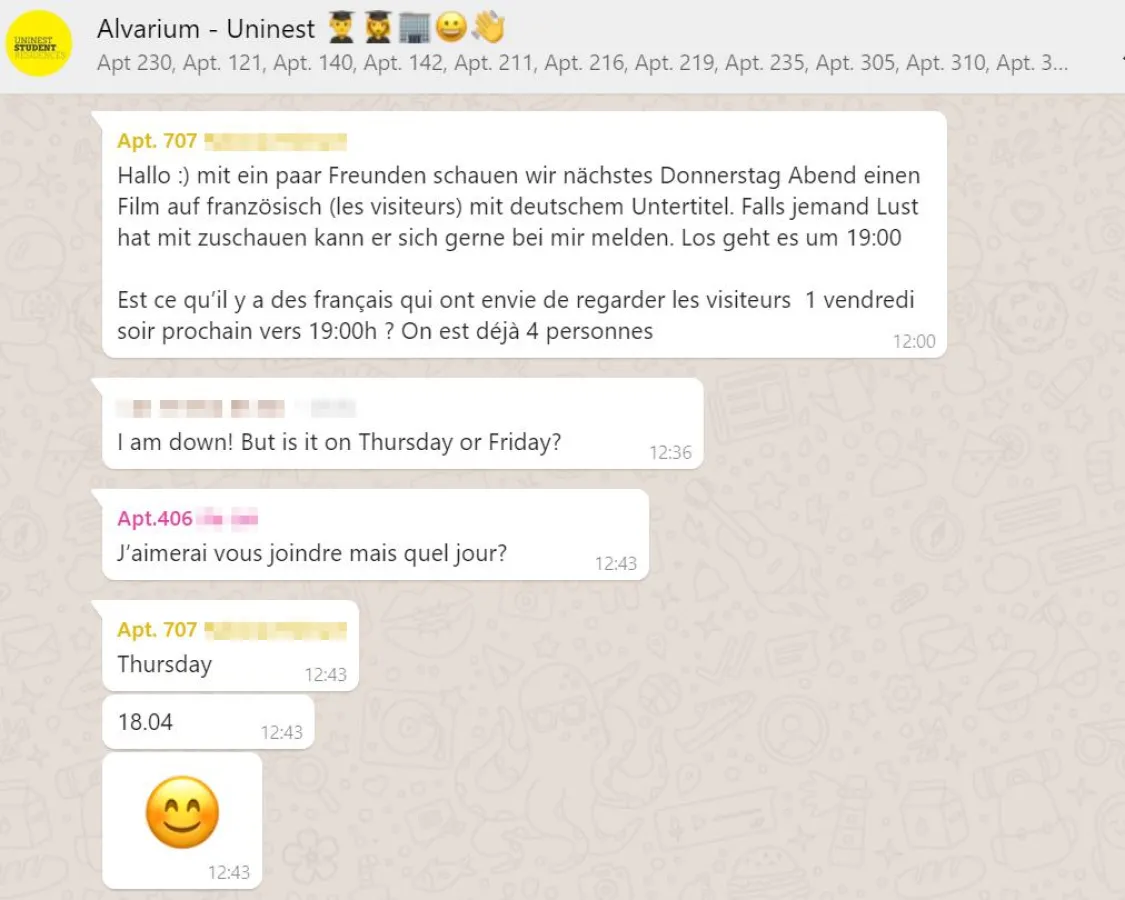 Uninest: Einer antwortet immer