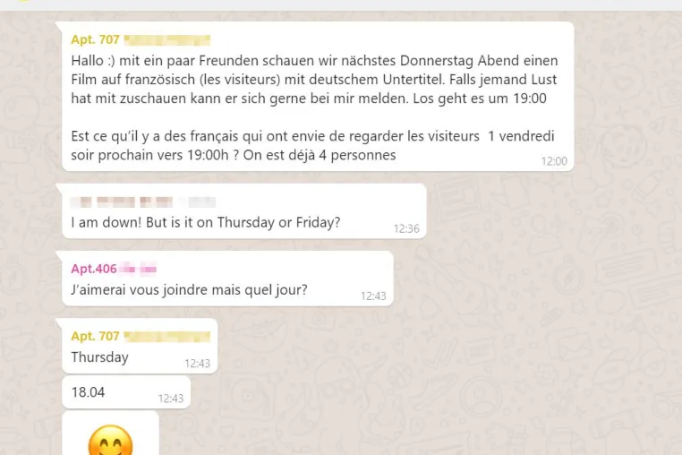 „Einer antwortet immer …“ Bild: „Einer antwortet immer …“